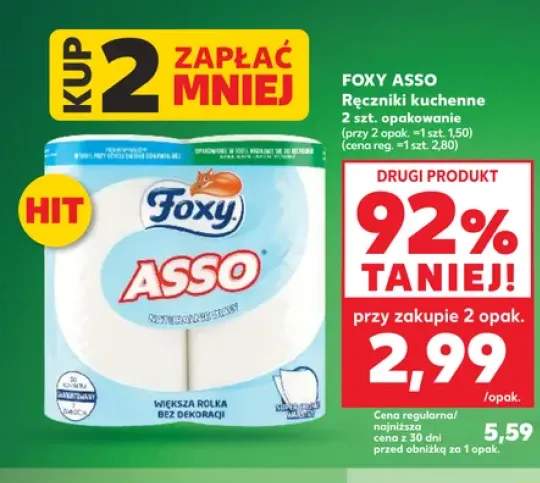 Ręczniki kuchenne Foxy Asso