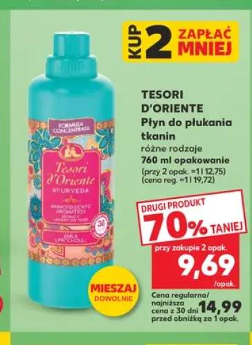 Płyn do płukania tkanin Tesori d'Oriente