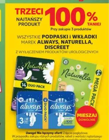 Podpaski Always Ultra Night rozmiar 3