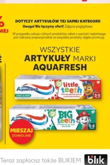 Pasta do zębów AQUAFRESH little teeth