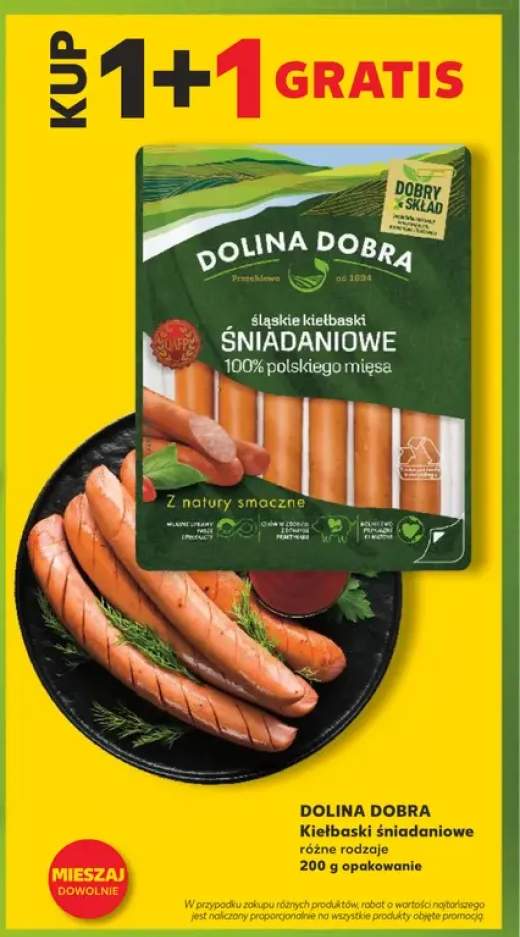 Kiełbaski śniadaniowe śląskie Dolina Dobra