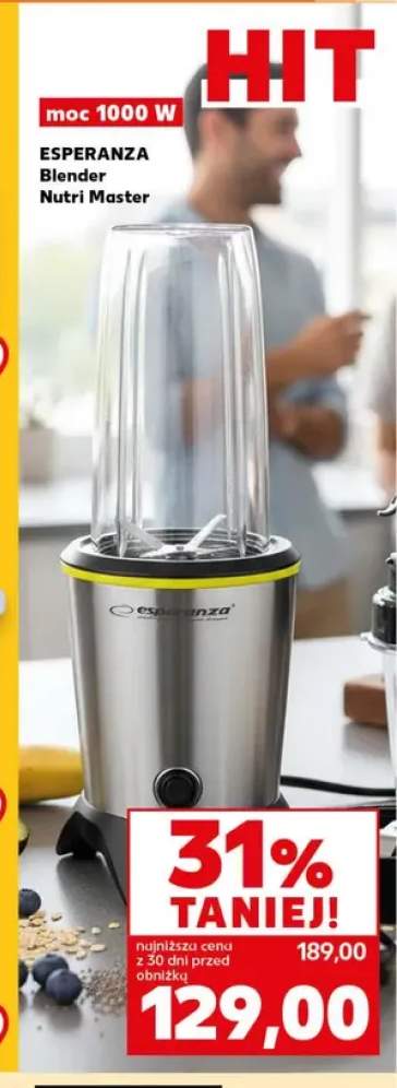 Blender Nutri Master Esperanza moc 1000W