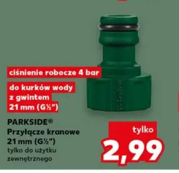 Przyłącze kranowe 21 mm PARKSIDE