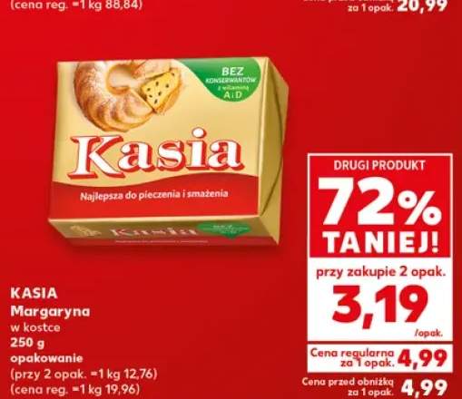 Margaryna w kostce Kasia