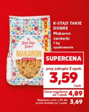 Makaron K-Stąd Takie Dobre świderki
