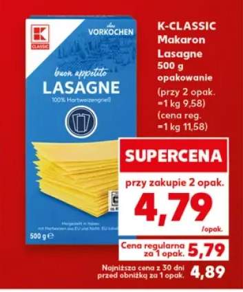 Makaron K-Classic Lasagne