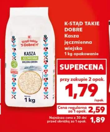 Kasza jęczmienna wiejska K-Stąd Takie Dobre