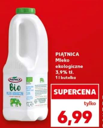 Mleko ekologiczne 3,9% tł. Piątnica