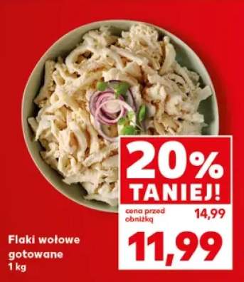 Flaki wołowe gotowane