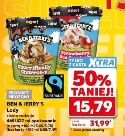 Lody Ben & Jerry's Churrifically Churros-y