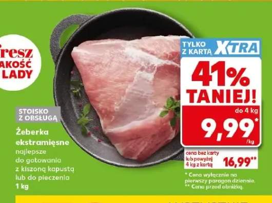 Żeberka wieprzowe ekstramięsne