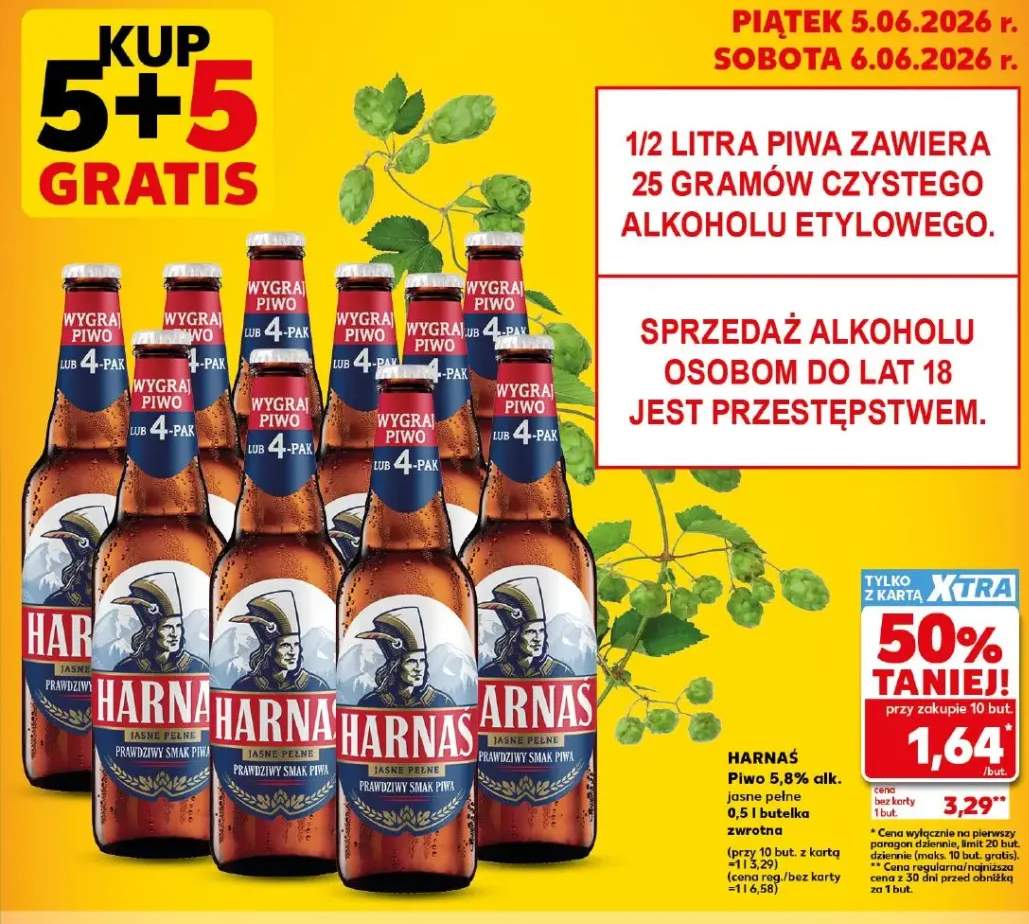 Piwo Harnaś Jasne Pełne