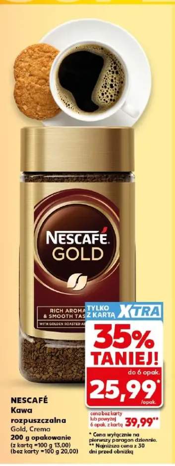 Kawa rozpuszczalna Nescafé Gold Crema