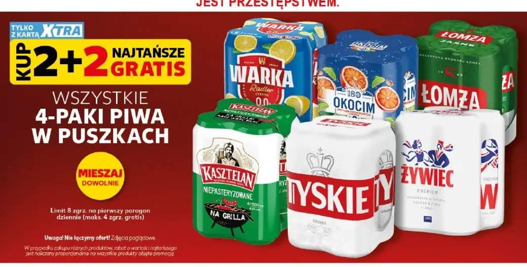 Piwo Tyskie Gronie 4-pak 500 ml