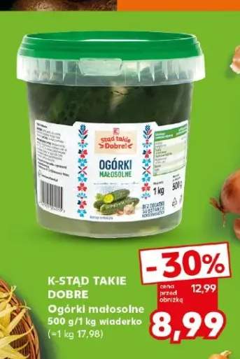 Ogórki małosolne K-Stąd Takie Dobre