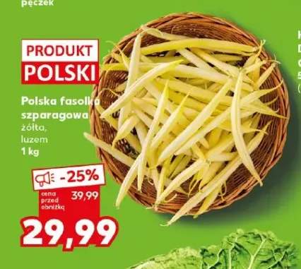 Fasolka szparagowa żółta polska