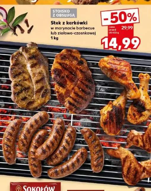 Stek z karkówki w marynacie barbecue