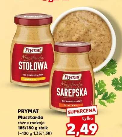Musztarda stołowa Prymat