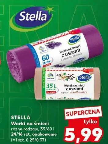 Worki na śmieci z uszami Stella o zapachu lawendy 60 l