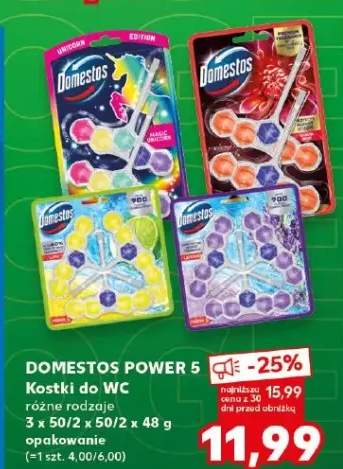 Kostki do WC Domestos Power 5 Premium Fragrance