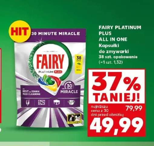 Kapsułki do zmywarki Fairy Platinum Plus All in One