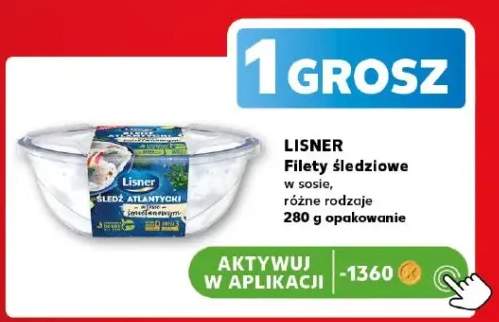Filety śledziowe w sosie śmietankowym Lisner