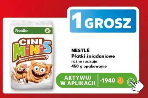 Płatki śniadaniowe Nestlé Cini Minis