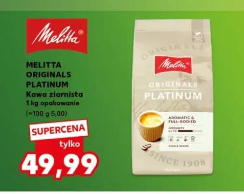 Kawa ziarnista Melitta Originals Platinum