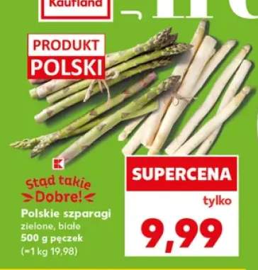 Szparagi polskie zielone