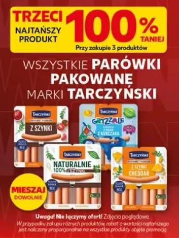 Parówki pakowane Tarczyński