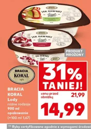 Lody Bracia Koral Jak Dawniej bakalia