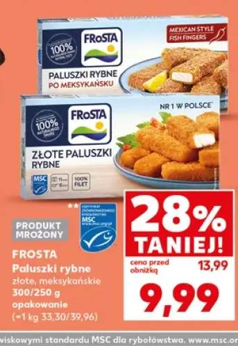 Złote paluszki rybne Frosta