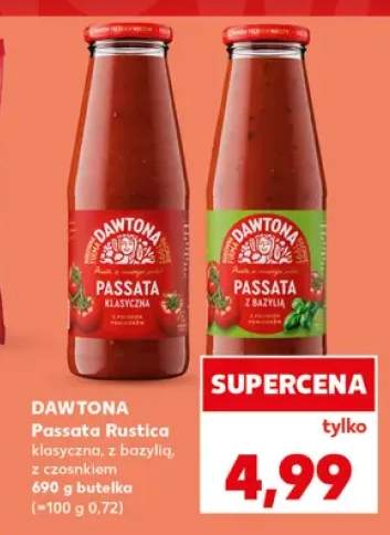 Passata Rustica Dawtona z czosnkiem