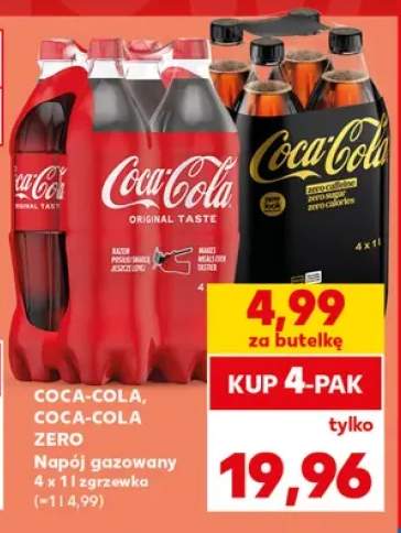 Napój gazowany Coca-Cola Zero 4-pak