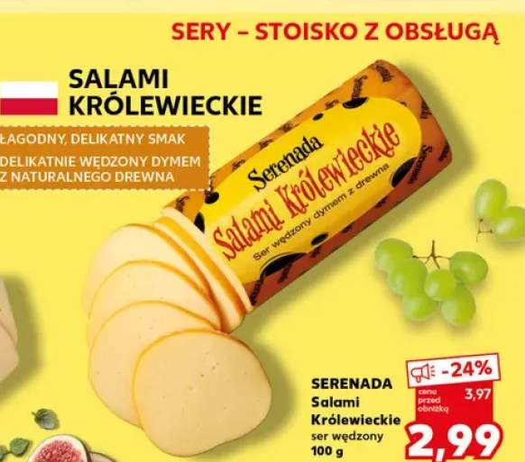 Salami Królewskie ser wędzony Serenada