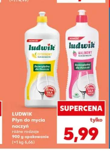 Płyn do mycia naczyń Ludwik Malinowy
