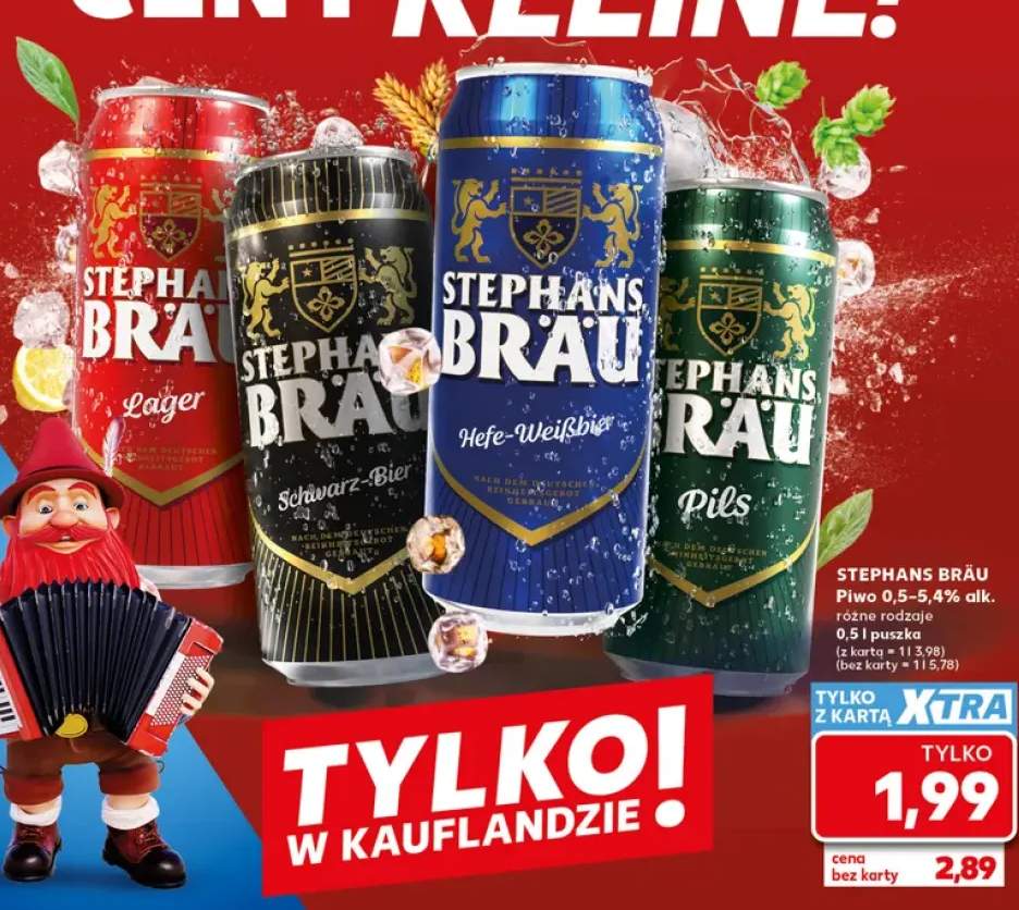 Piwo Stephans Bräu Schwarz-Bier