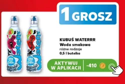 Woda smakowa Kubuś Waterrr truskawka