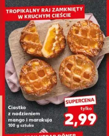 Ciastko z nadzieniem mango i marakuja