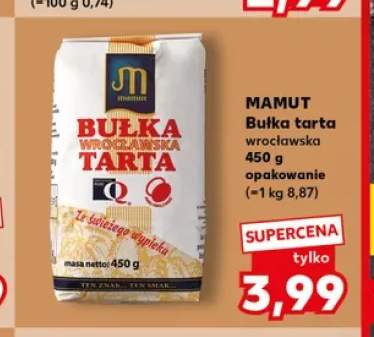 Bułka tarta wrocławska Mamut