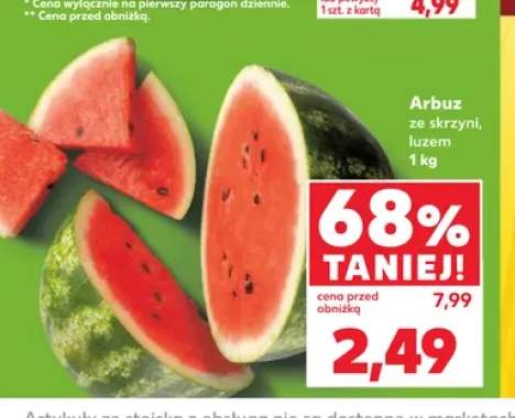 Arbuz ze skrzyni luzem