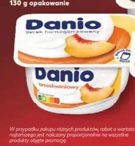Serek homogenizowany brzoskwiniowy Danio