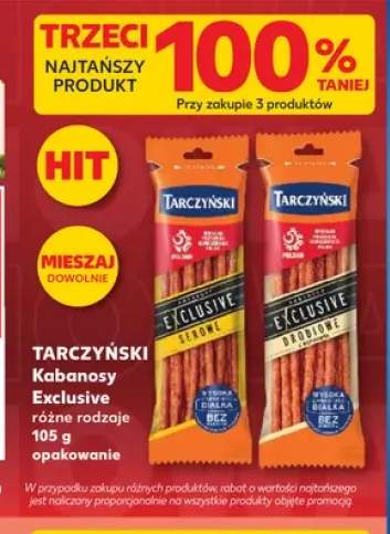 Kabanosy Tarczyński Exclusive serowe
