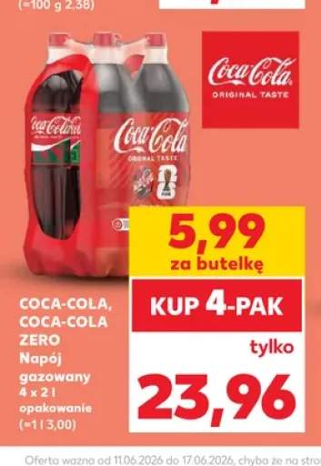 Napój gazowany Coca-Cola 4-pak