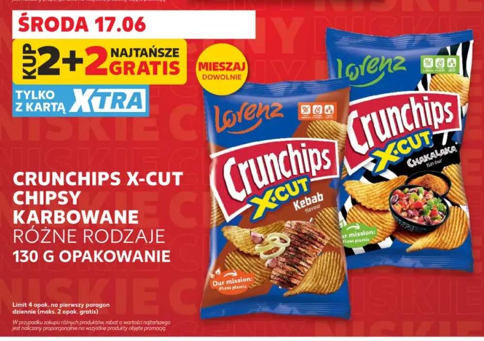 Chipsy karbowane Crunchips X-Cut Chakalaka