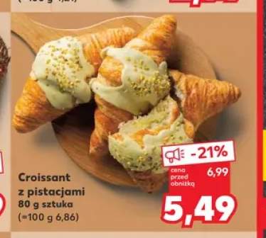 Croissant z pistacjami