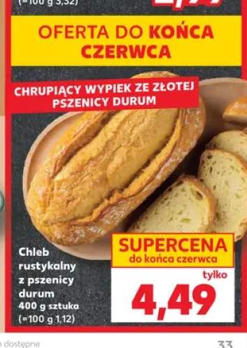 Chleb rustykalny z pszenicy durum