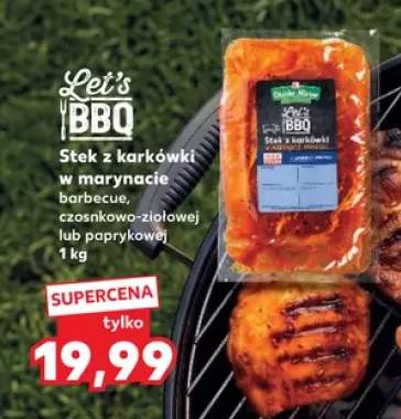 Stek z karkówki w marynacie czosnkowo-ziołowej Let's BBQ