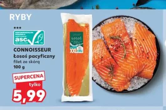 Łosoś pacyficzny filet ze skórą Connoisseur