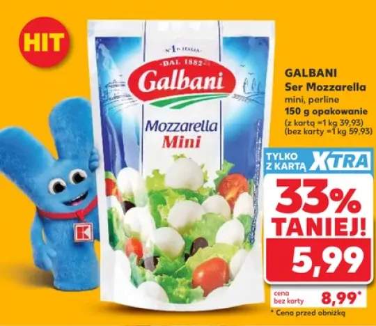Ser Mozzarella perline Galbani